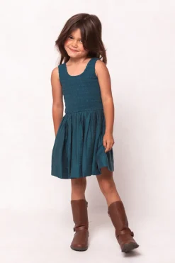 Mini Marlow Dress in Teal