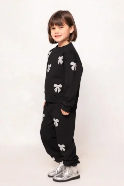 Mini Micah Jogger Sweatpants in Black