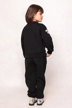 Mini Micah Jogger Sweatpants in Black