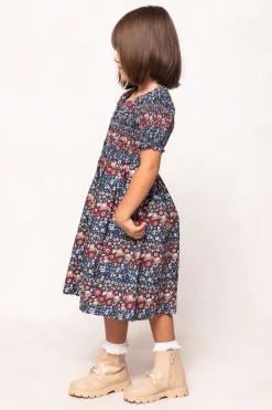 Mini Parker Dress in Dusk Floral Medley