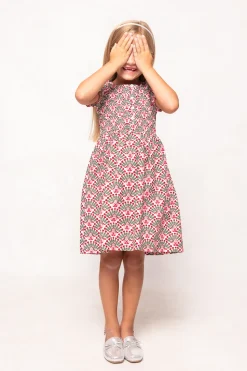 Mini Parker Dress in Floral Fan