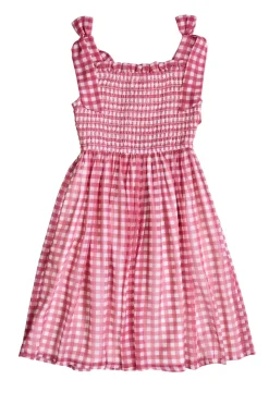 Mini Rayna Dress in Red Gingham