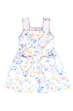 Mini Rue Play Dress in Blue Bouquet