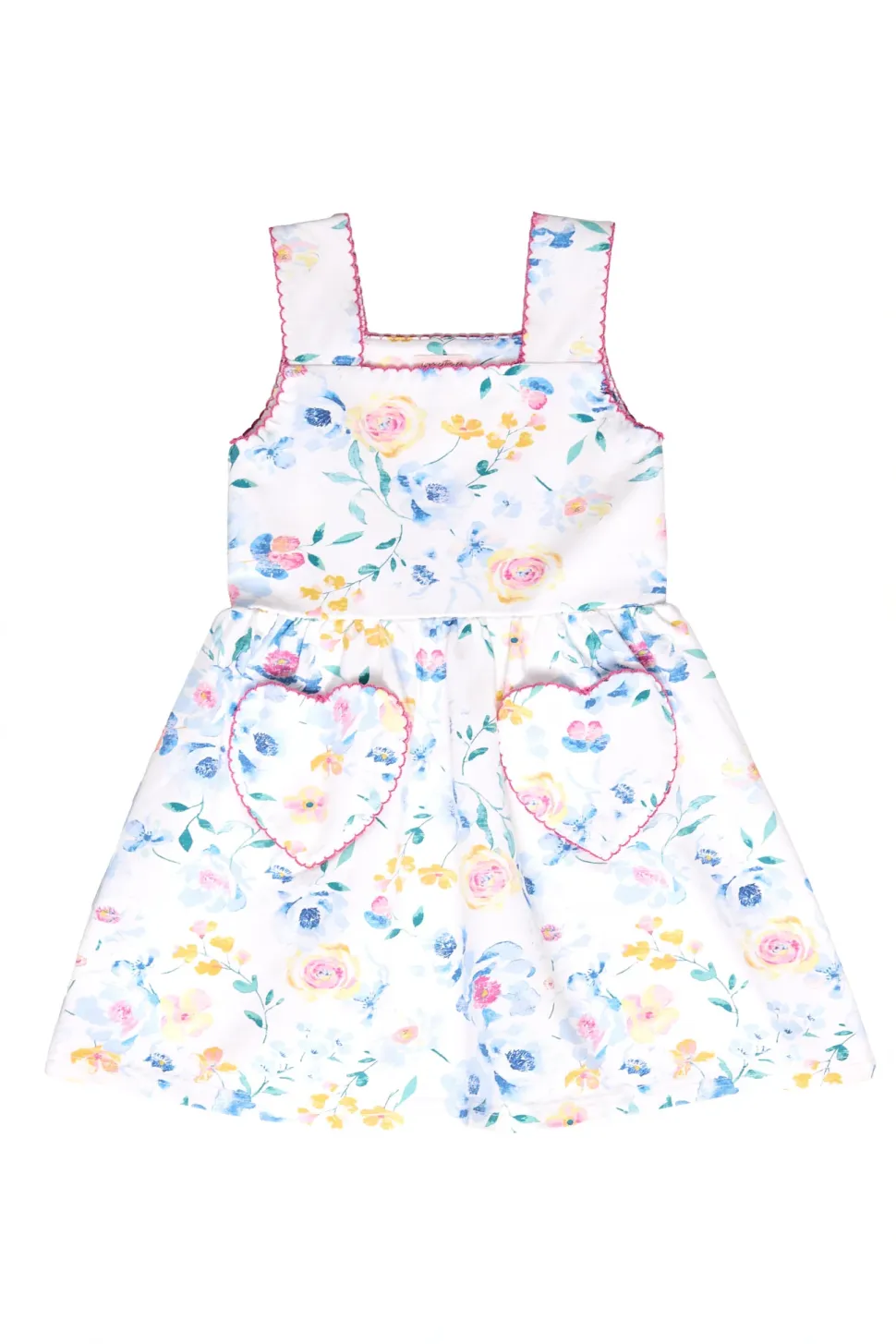 Mini Rue Play Dress in Blue Bouquet