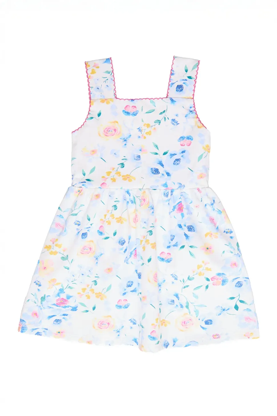Mini Rue Play Dress in Blue Bouquet