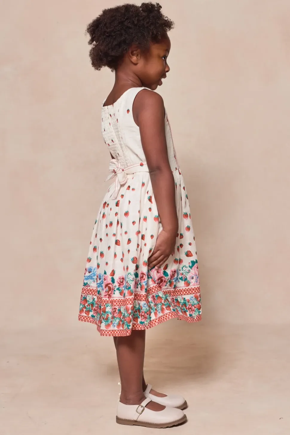 Mini Sadie Dress in Strawberry Vintage Tier