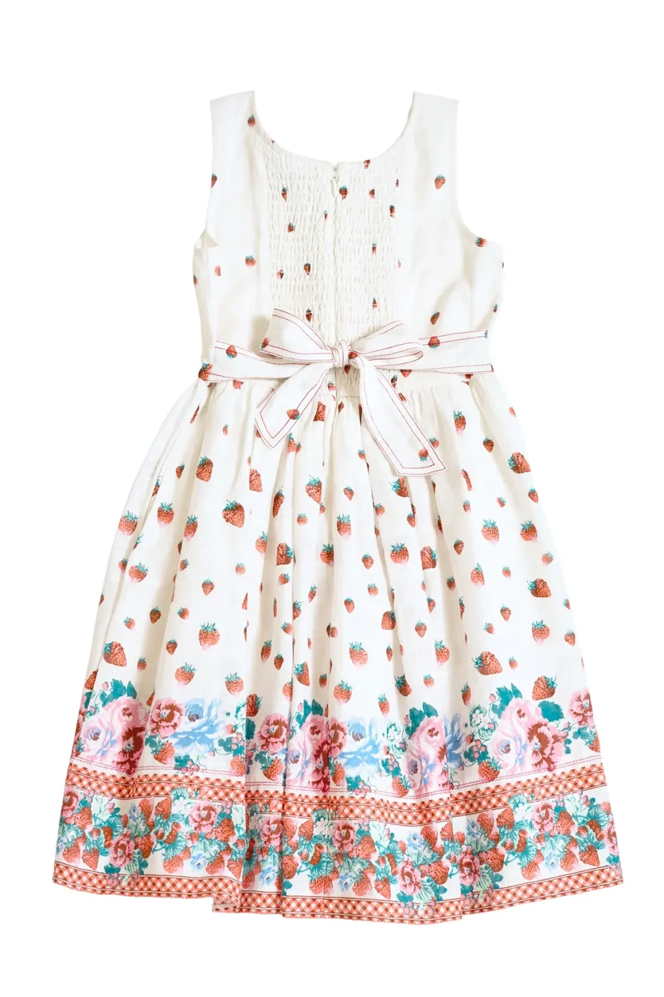 Mini Sadie Dress in Strawberry Vintage Tier