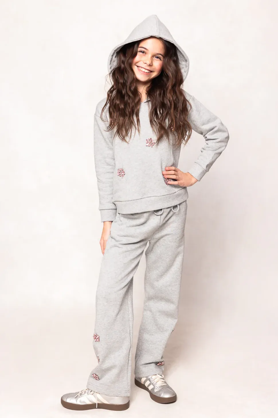 Mini Skylar Hoodie in Heather Gray