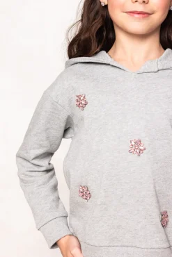 Mini Skylar Hoodie in Heather Gray