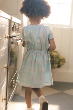 Mini Thalia Dress in Pastel Plaid