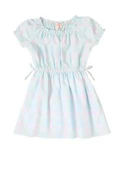 Mini Thalia Dress in Pastel Plaid