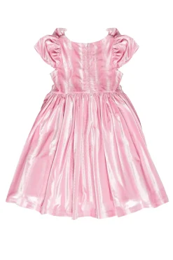 Mini Tiara Dress in Pink Velvet