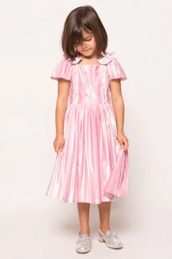 Mini Tiara Dress in Pink Velvet