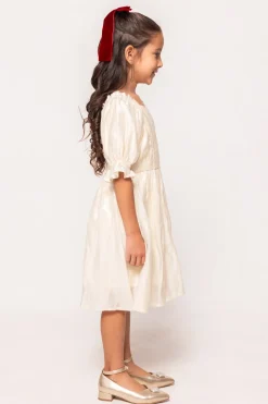 Mini Tindra Dress in Cream Sequin