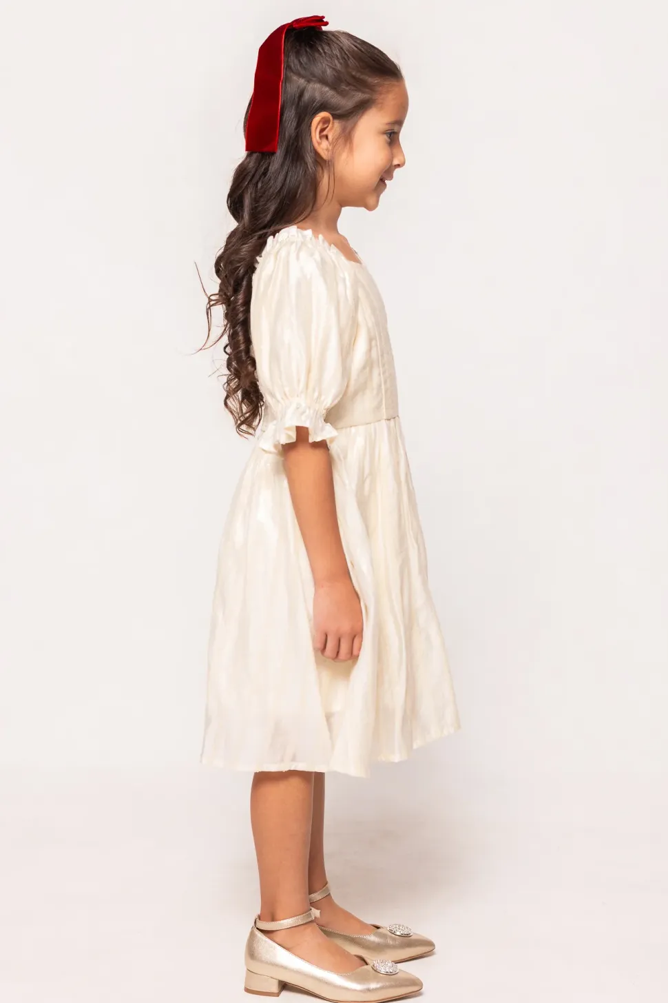 Mini Tindra Dress in Cream Sequin