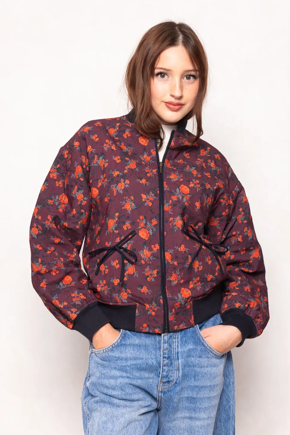 Mini Valerie Jacket in Marigold Floral