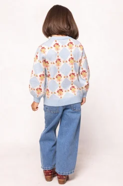 Mini Vivienne Sweater in Mosaic Bloom
