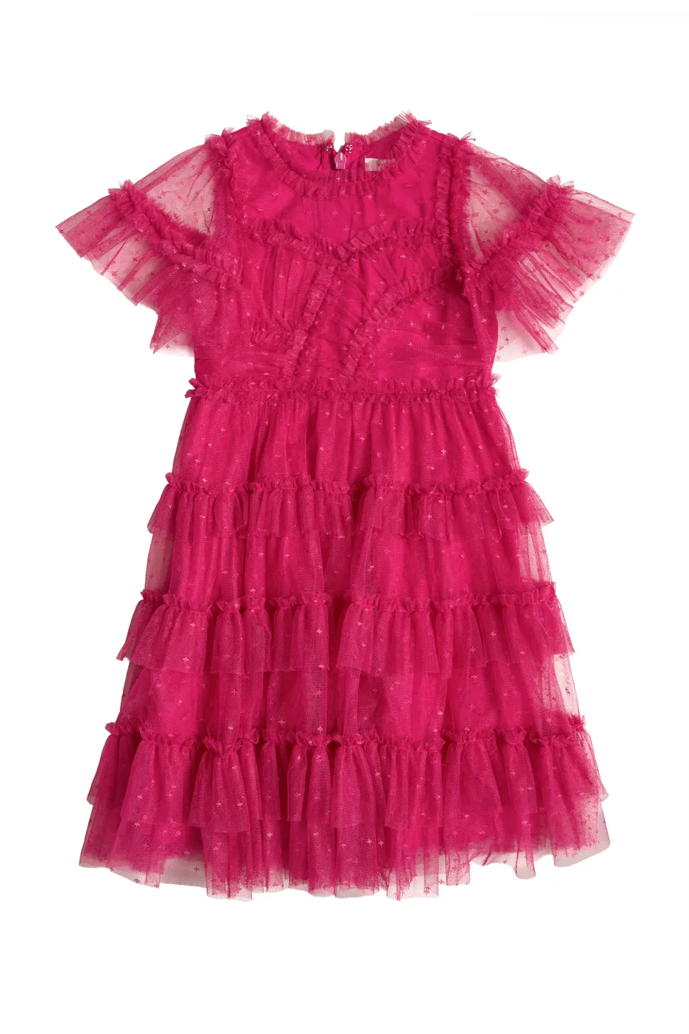 Mini Whimsical Dress in Fuchsia