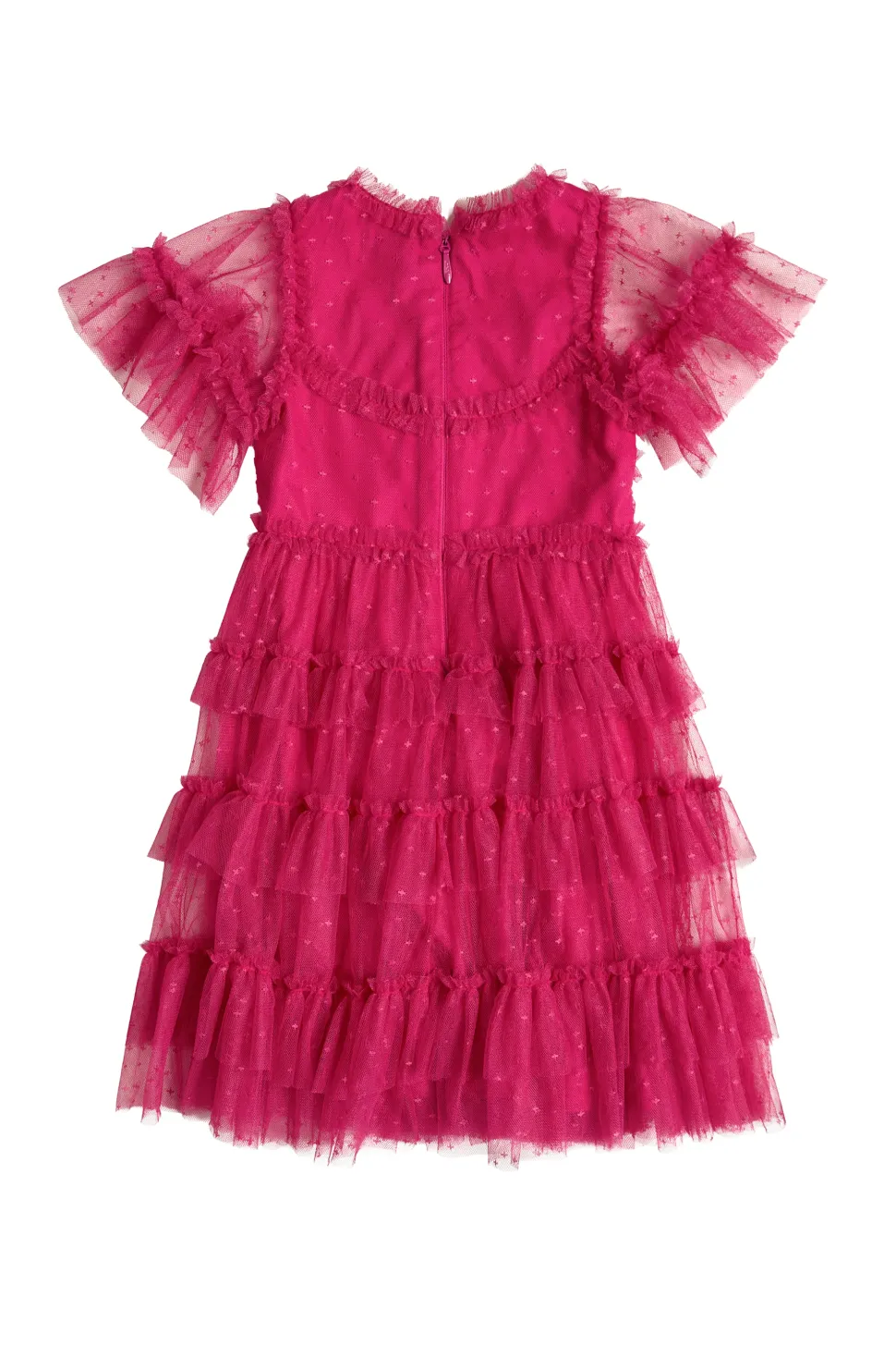 Mini Whimsical Dress in Fuchsia