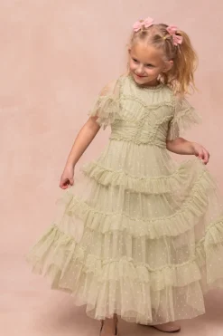 Mini Whimsical Maxi Dress in Sage