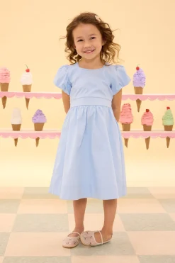 Mini Zella Dress in Sky Blue