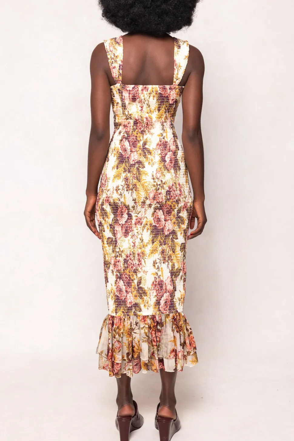 Mira Dress in Garden Rose