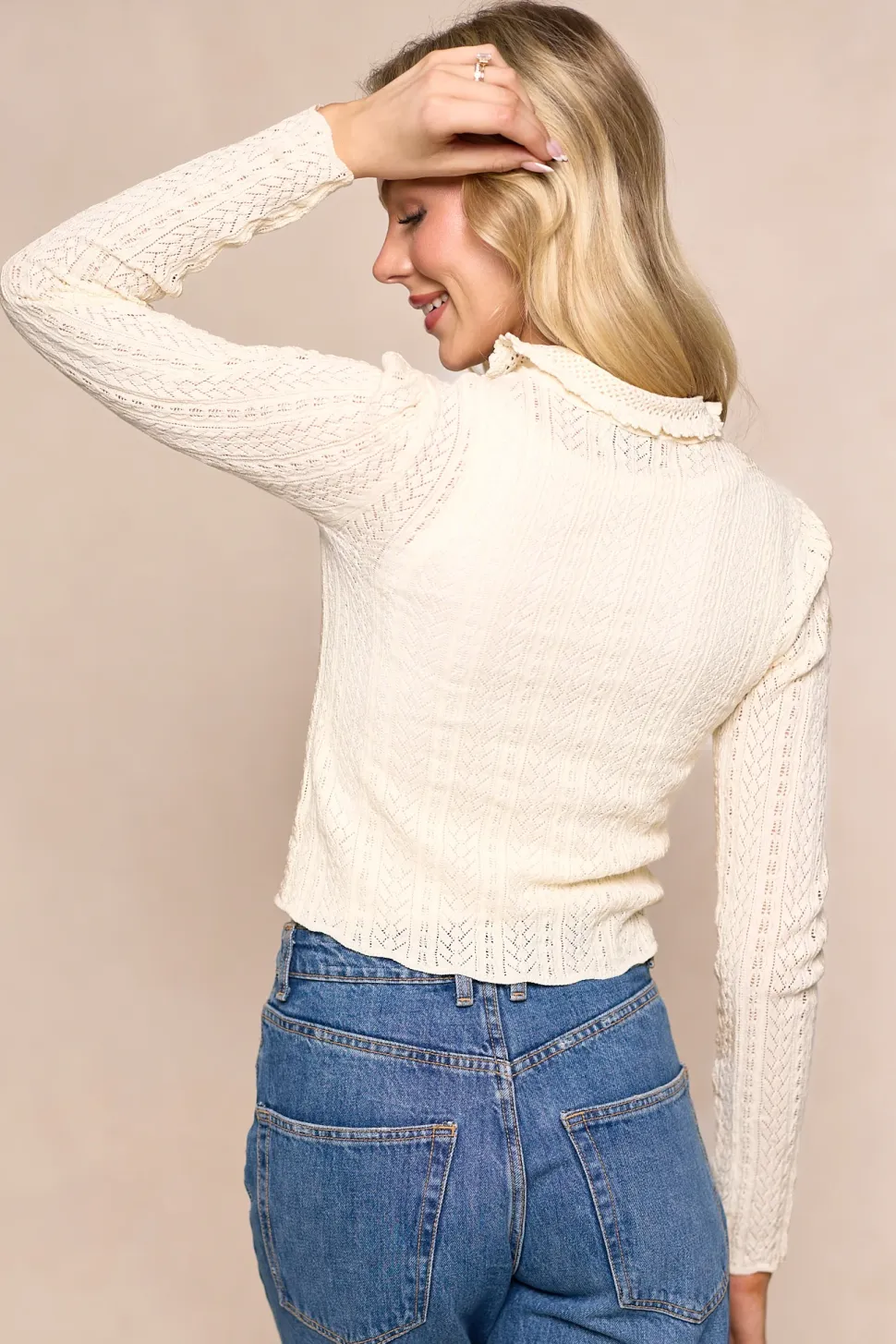 Odelia Cardigan in Cream