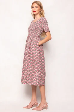 Parker Dress in Floral Fan