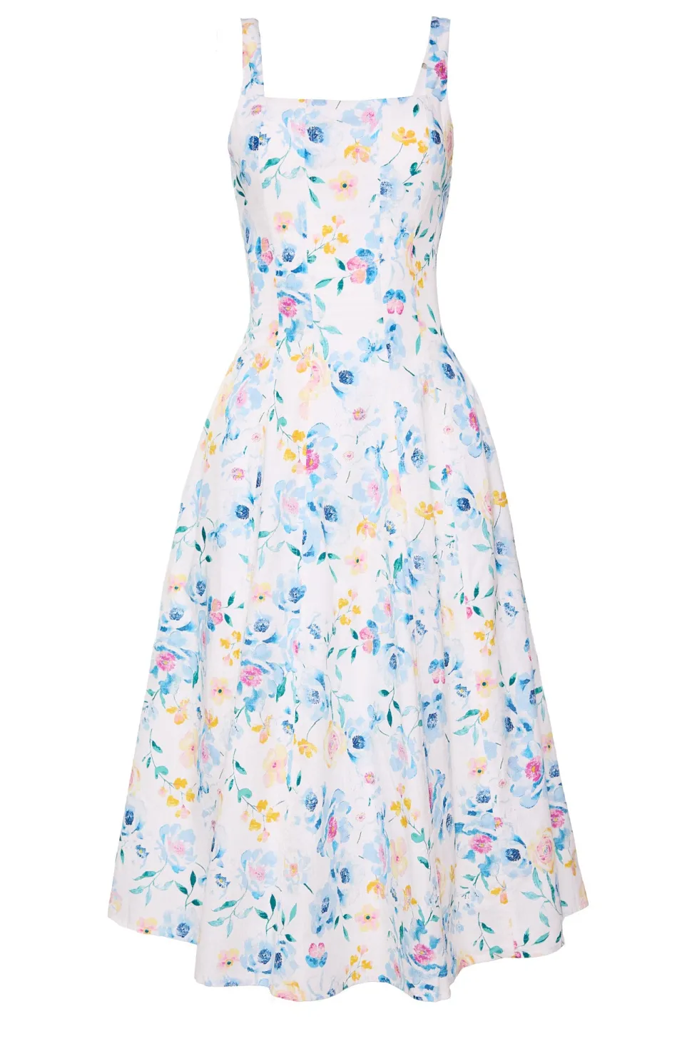 Petal Dress in Blue Bouquet