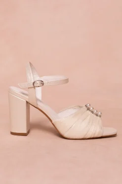 Piper Pearl Heel in Ivory