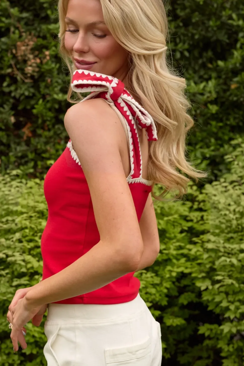 Sammi Top in Firework Red