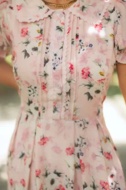Sophia Dress in Roselyn Pink