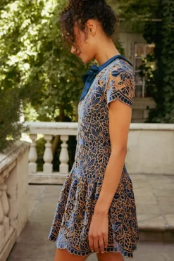 Sterling Dress in Golden Veil