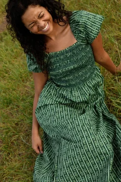 Sunday Best Dress in Pine Felicity Floral