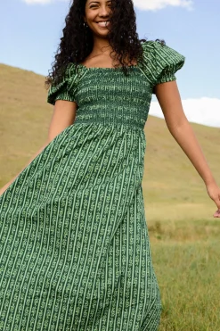 Sunday Best Dress in Pine Felicity Floral