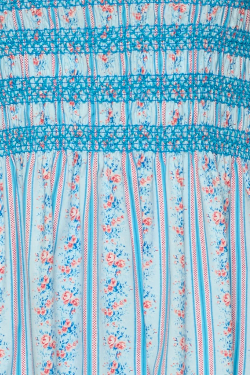 Sunday Best Dress in Rosette Linear Stripe