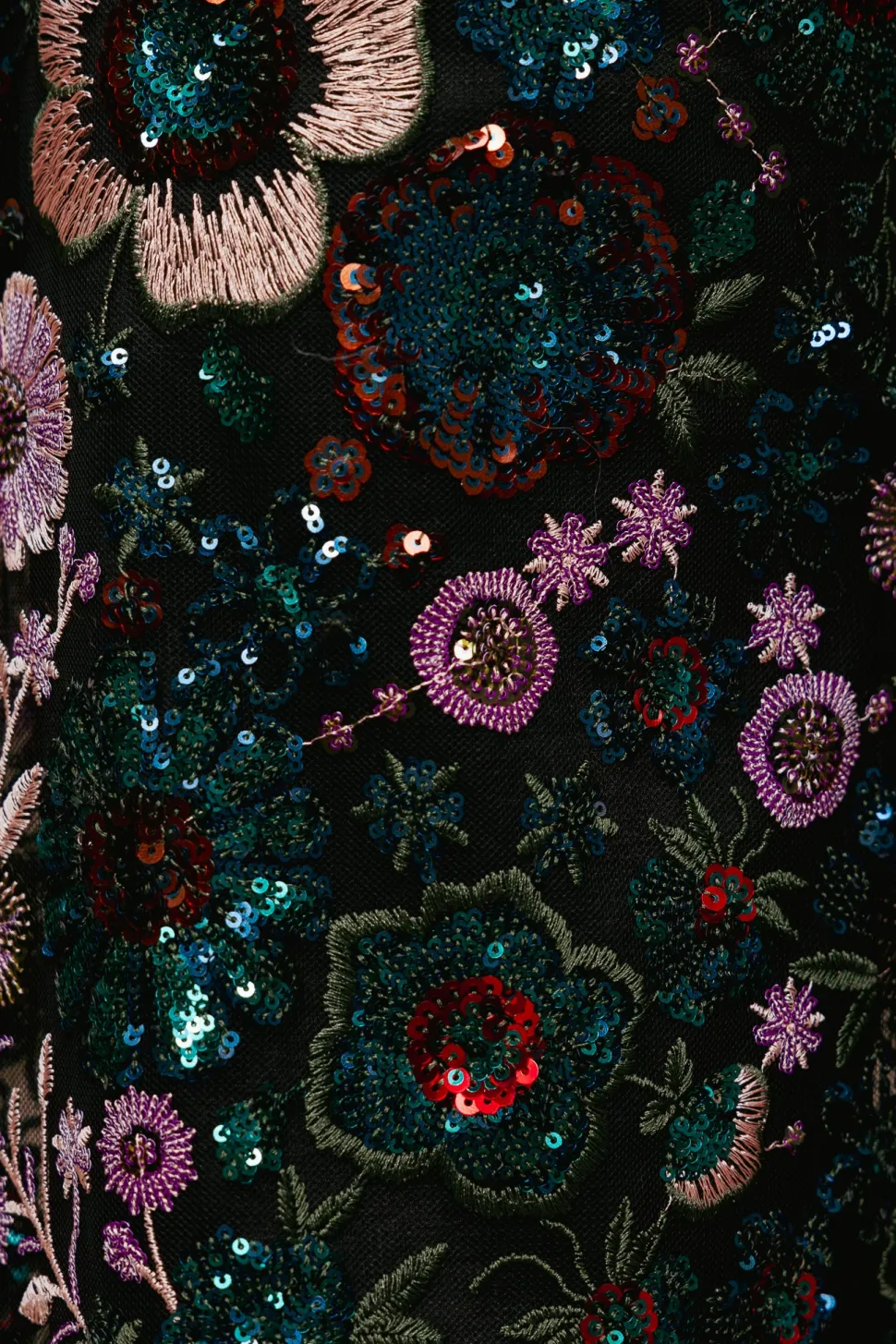 Tamsin Pants in Floral Sequin