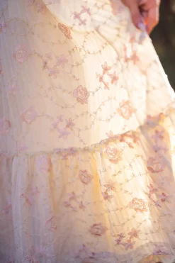 Tara Dress in Gilded Rose Stripe