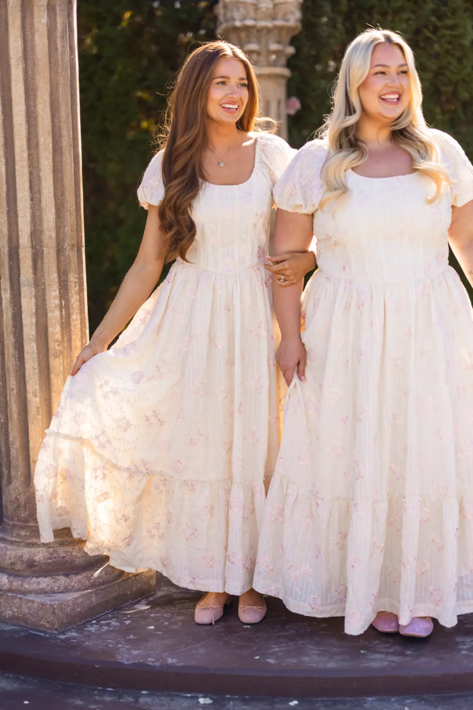 Tara Dress in Gilded Rose Stripe