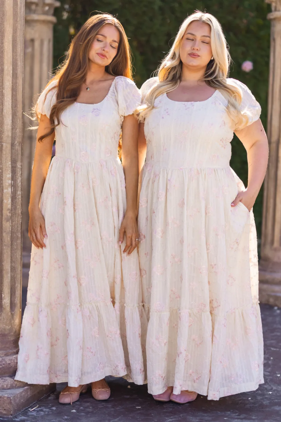 Tara Dress in Gilded Rose Stripe