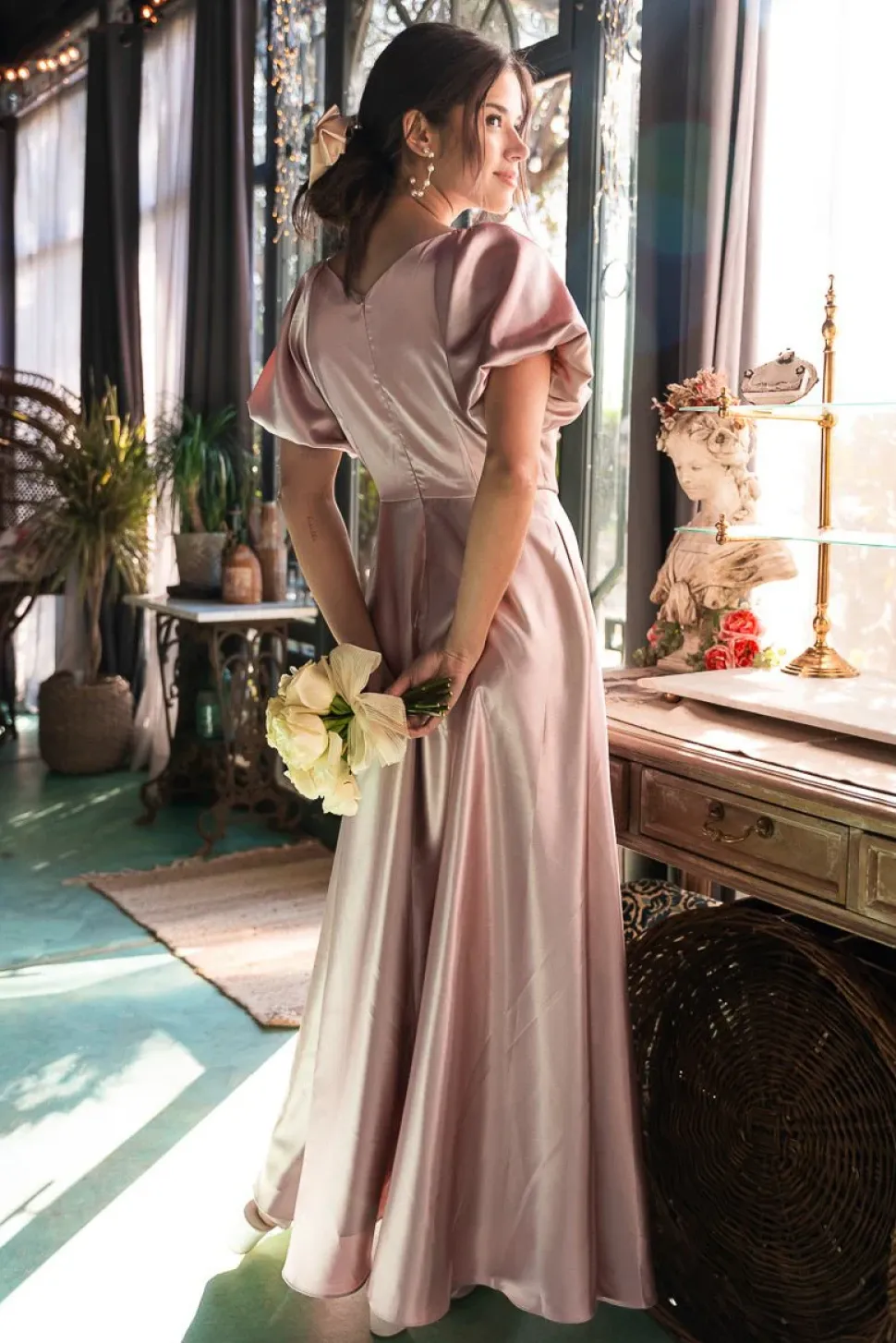 Tessie Dress in Blush
