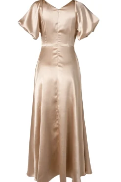 Tessie Dress in Champagne