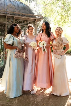 Tessie Dress in Champagne