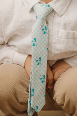 Ties in Bloom Gingham