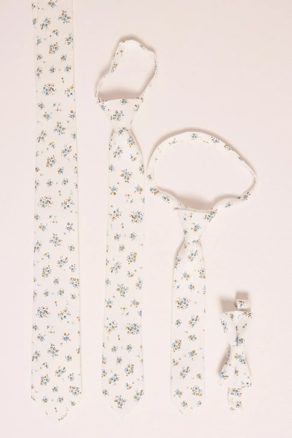 Ties in Madeline Blue Floral