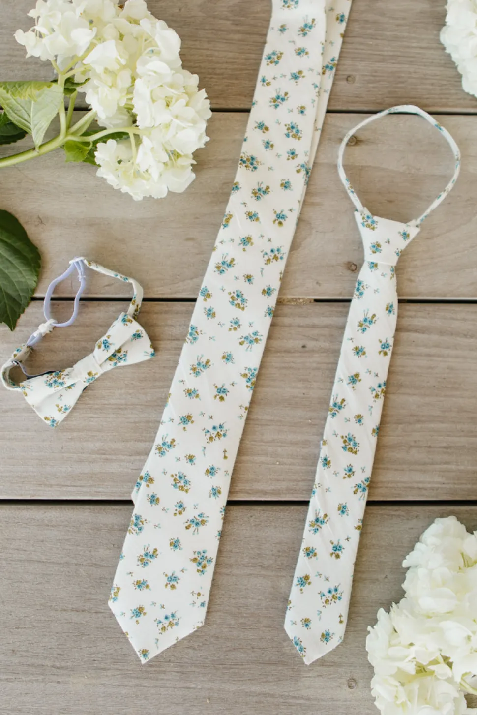 Ties in Madeline Blue Floral
