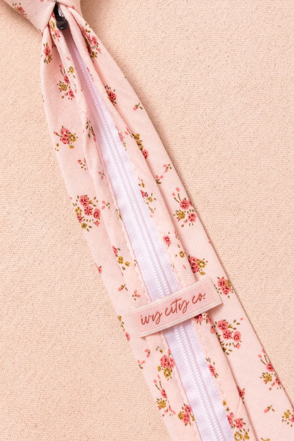 Ties in Madeline Pink Floral