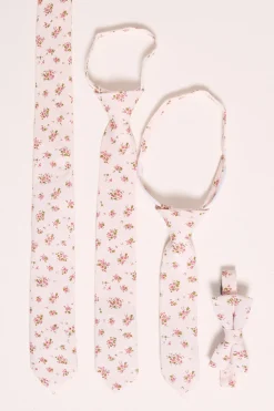 Ties in Madeline Pink Floral
