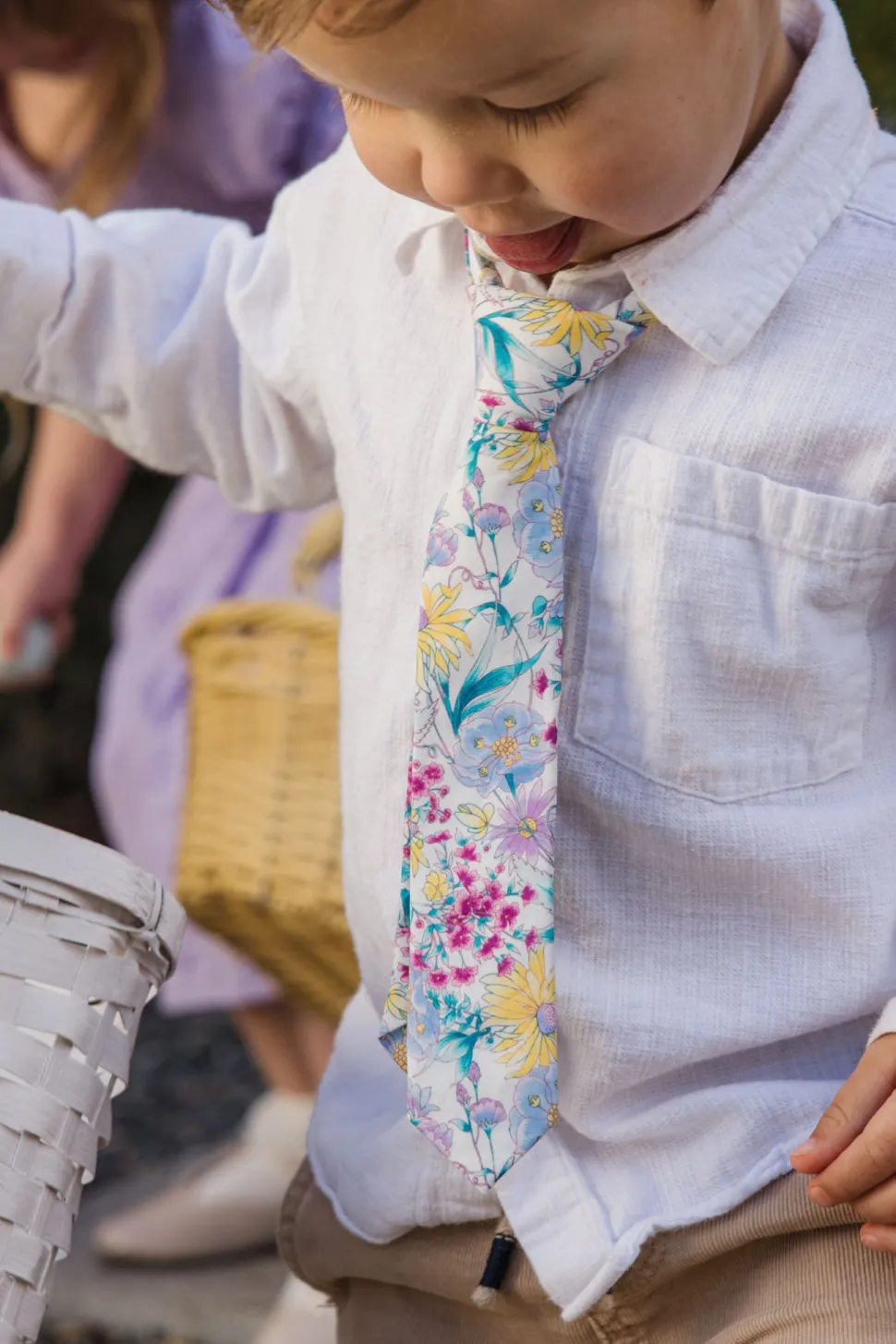 Ties in Pretty Plumeria