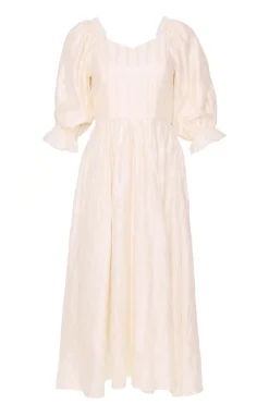 Tindra Dress in Cream Sequin